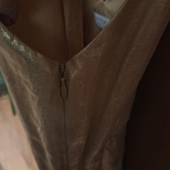 SANDRO Metallic Linen Mini Dress - Picture 6 of 6